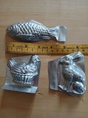 3 Animal Chocolate / Cookie Molds